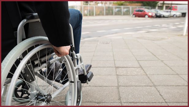 person in wheelchair