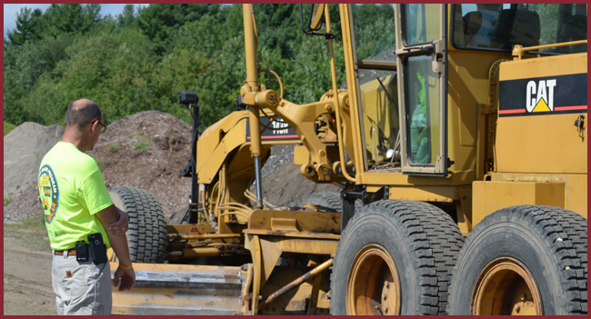 image of grader training