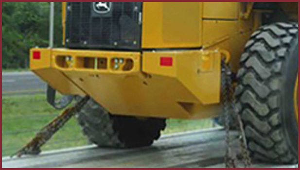 image of load being secured