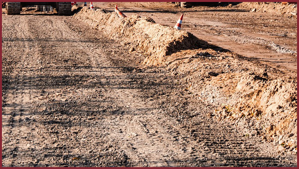 Photo of road construction