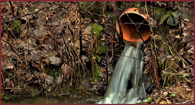 image of pipe discharge