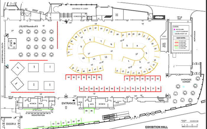 map of first floor
